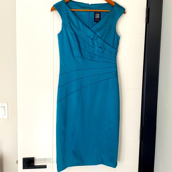 Jax - Teal Cocktail Dress - SZ 4 - Picture 1 of 8